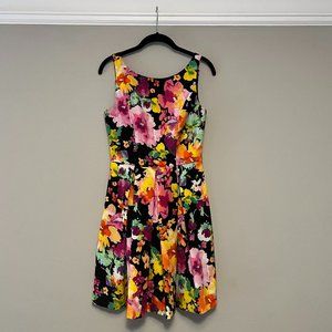 The Limited Bright Floral 50's Retro Style Party Dress